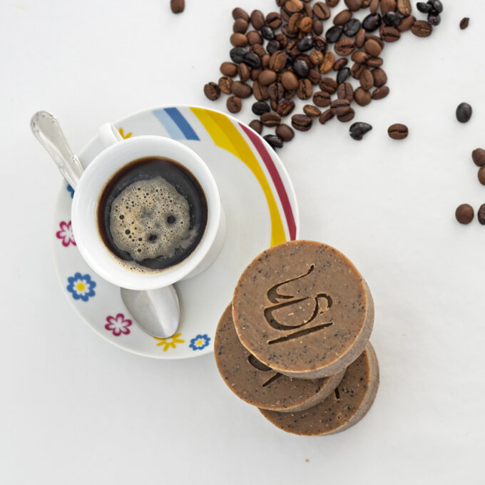 Jabón natural de café