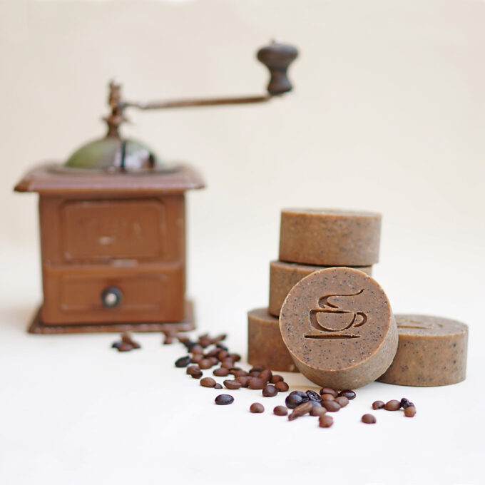 Jabón artesanal de café